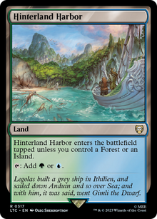Hinterland Harbor⁣ - Commander: The Lord of the Rings: Tales of Middle-earth⁣ (Rare)⁣ [317]