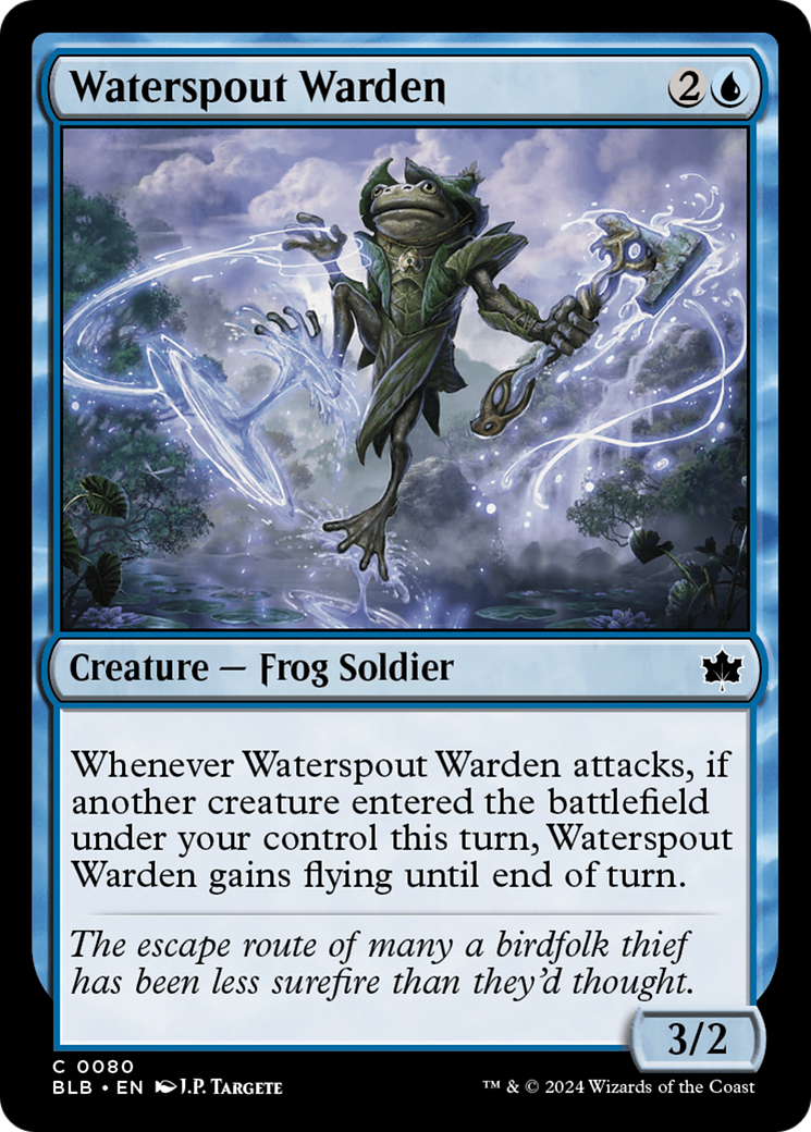 Waterspout Warden⁣ - Bloomburrow⁣ (Common)⁣ [80]