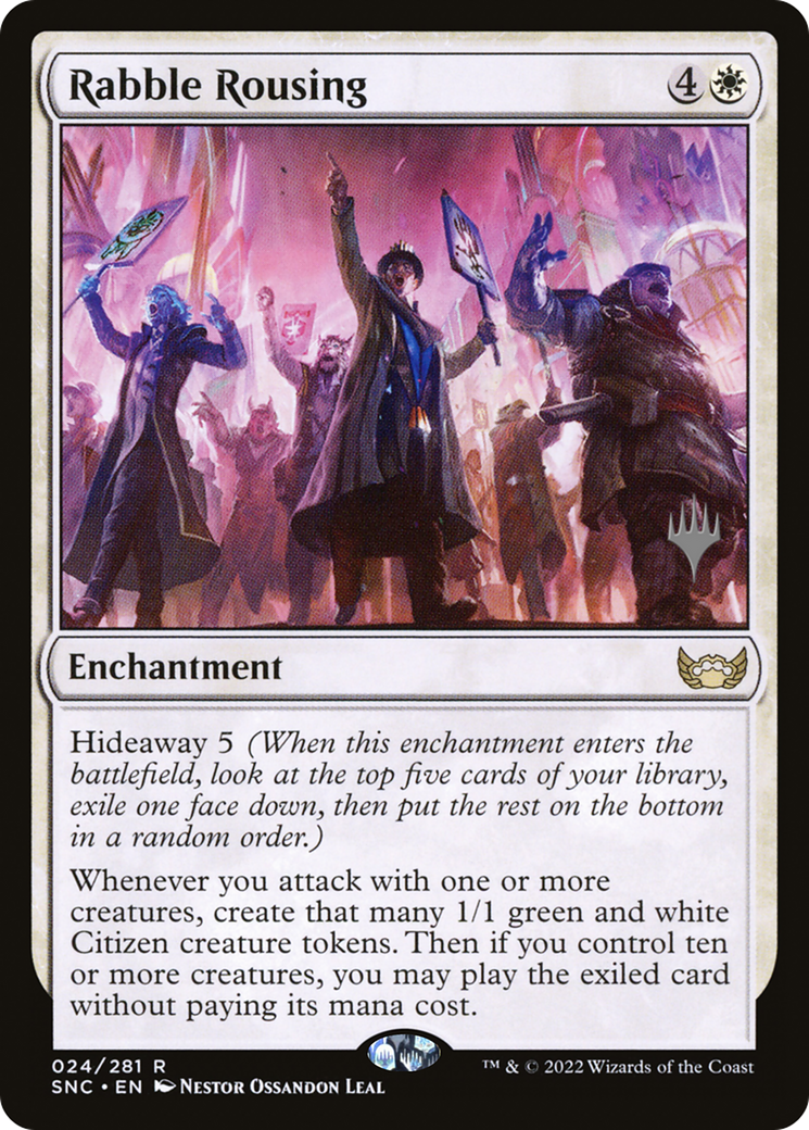 Rabble Rousing (PPSNC-24P) - Streets of New Capenna Promos Foil