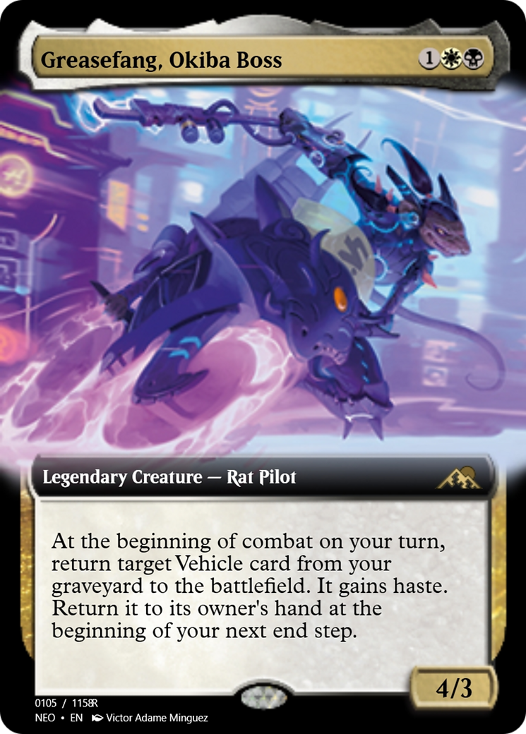 Greasefang, Okiba Boss (PRM-98073) - Magic Online Promos Foil