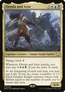 Elenda and Azor⁣ - Commander: March of the Machine⁣ (Mythic)⁣ [6]