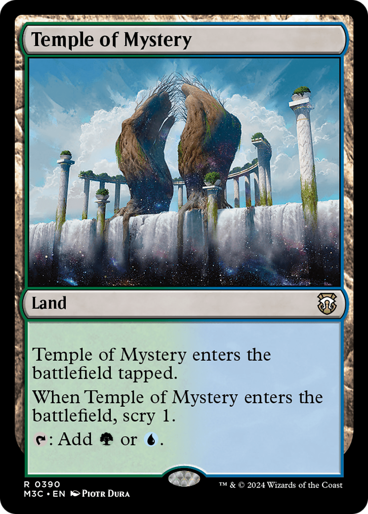 Temple of Mystery⁣ - Commander: Modern Horizons 3⁣ (Rare)⁣ [390]
