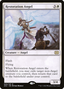 Restoration Angel⁣ - Double Masters 2022⁣ (Rare)⁣ [25]