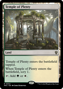 Temple of Plenty⁣ - Commander: Murders at Karlov Manor⁣ (Rare)⁣ [304]
