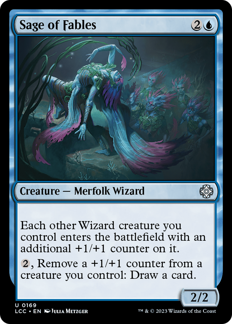 Sage of Fables⁣ - Commander: The Lost Caverns of Ixalan⁣ (Uncommon)⁣ [169]