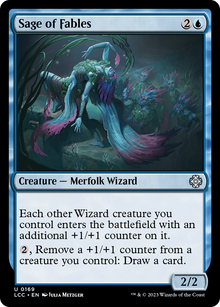 Sage of Fables⁣ - Commander: The Lost Caverns of Ixalan⁣ (Uncommon)⁣ [169]