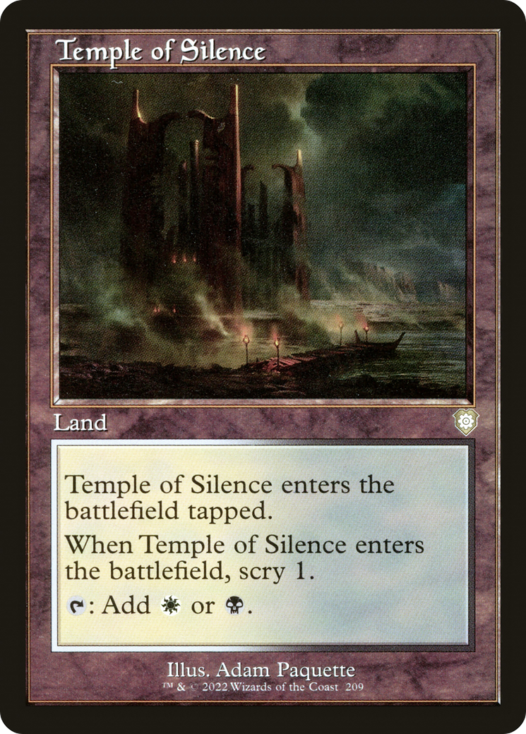 Temple of Silence⁣ - Commander: The Brothers' War⁣ (Rare)⁣ [209]