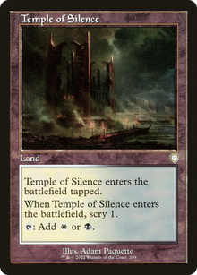 Temple of Silence⁣ - Commander: The Brothers' War⁣ (Rare)⁣ [209]