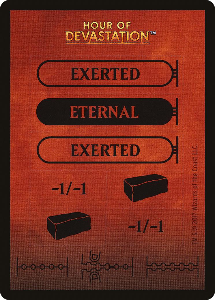 Punch Card Token (HOU-013) - Hour of Devastation Tokens