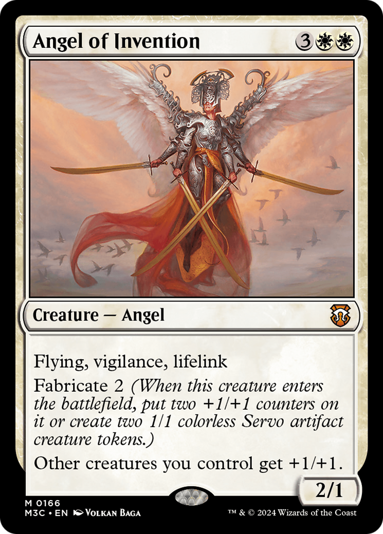 Angel of Invention⁣ - Commander: Modern Horizons 3⁣ (Mythic)⁣ [166]