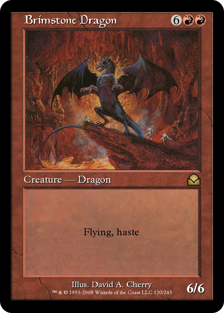 Brimstone Dragon (ME2-120) - Masters Edition II Foil