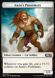 Ajani's Pridemate Token⁣ - Core 2020⁣ (Token)⁣ [T01]