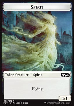Spirit Token (White 1/1)⁣ - Core 2020⁣ (Token)⁣ [T03]