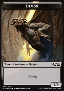 Demon Token (Black 5/5)⁣ - Core 2020⁣ (Token)⁣ [T05]