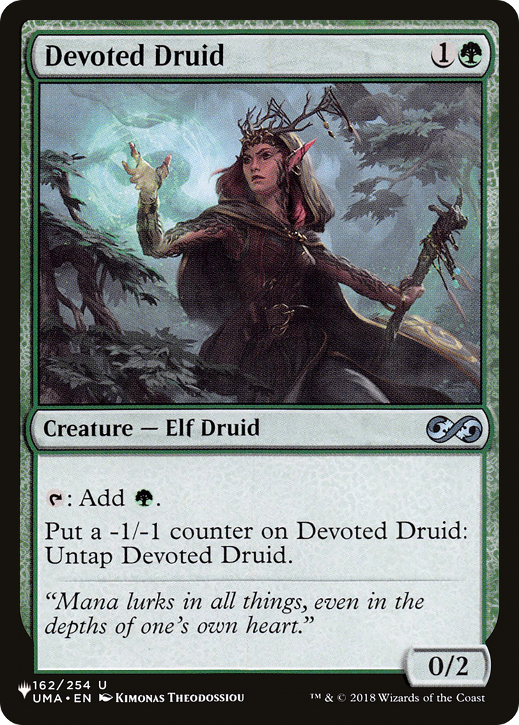 Devoted Druid (LIST-UMA-162) - The List