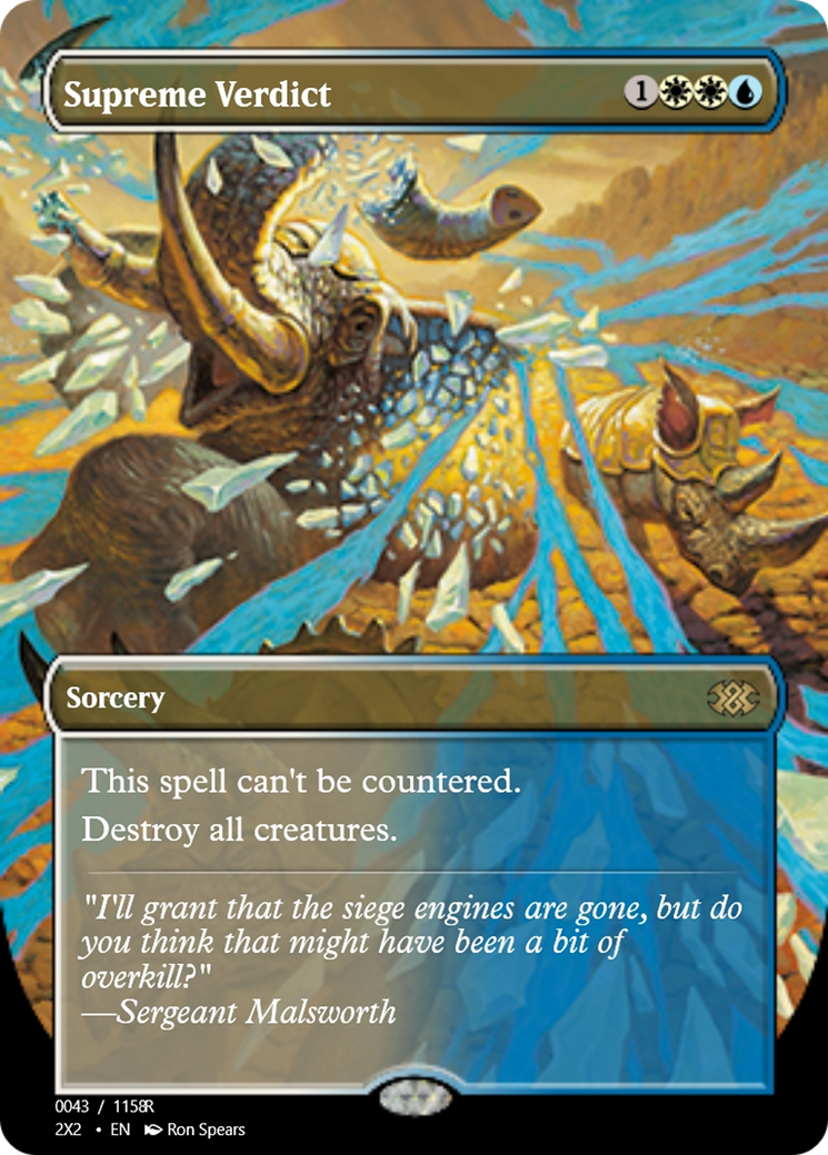 Supreme Verdict (PRM-102299) - Magic Online Promos