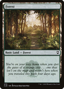Forest (V.4)⁣ - Commander Legends: Battle for Baldur's Gate: Extras⁣ (Land)⁣ [470]