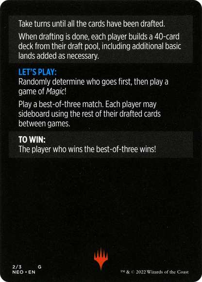 Winchester Draft // Winchester Draft (cont'd) (MNEO-002) - Kamigawa: Neon Dynasty Minigames