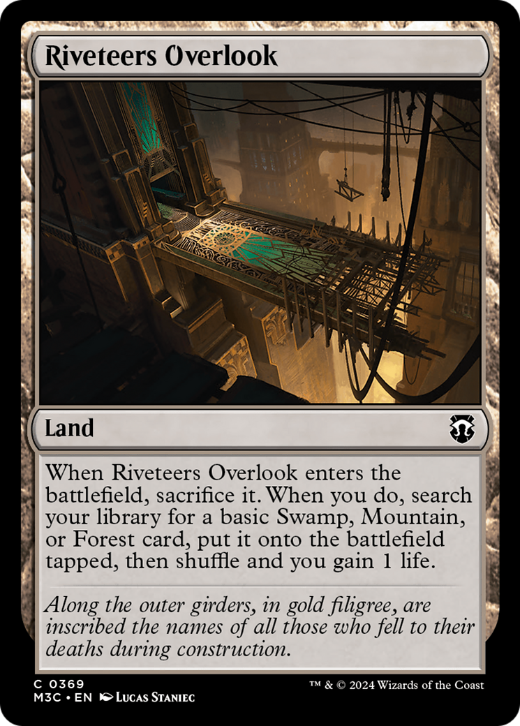 Riveteers Overlook⁣ - Commander: Modern Horizons 3⁣ (Common)⁣ [369]