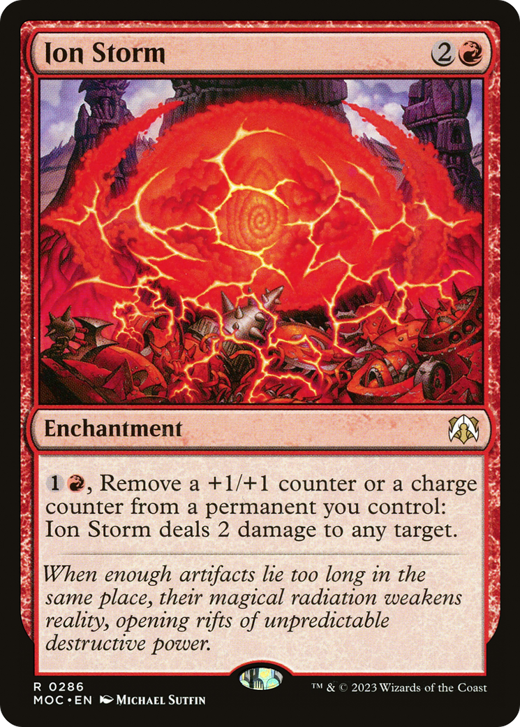 Ion Storm⁣ - Commander: March of the Machine⁣ (Rare)⁣ [286]