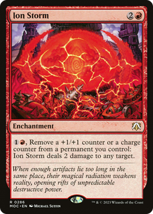 Ion Storm⁣ - Commander: March of the Machine⁣ (Rare)⁣ [286]