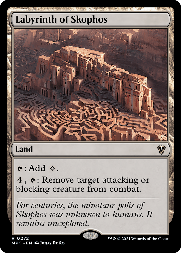 Labyrinth of Skophos⁣ - Commander: Murders at Karlov Manor⁣ (Rare)⁣ [272]