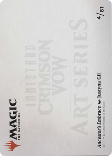 Ancestor's Embrace // Ancestor's Embrace (AVOW-004) - Crimson Vow Art Series (Borderless)