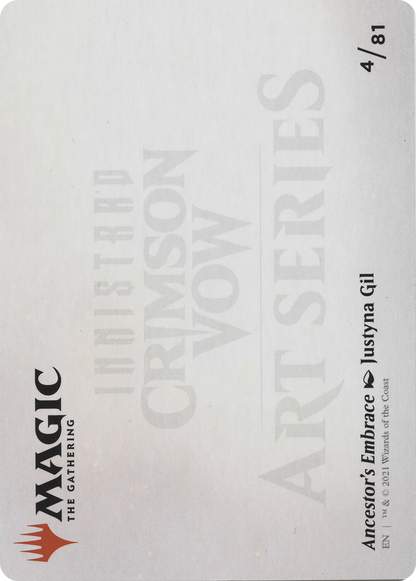 Ancestor's Embrace // Ancestor's Embrace (AVOW-004) - Crimson Vow Art Series (Borderless)