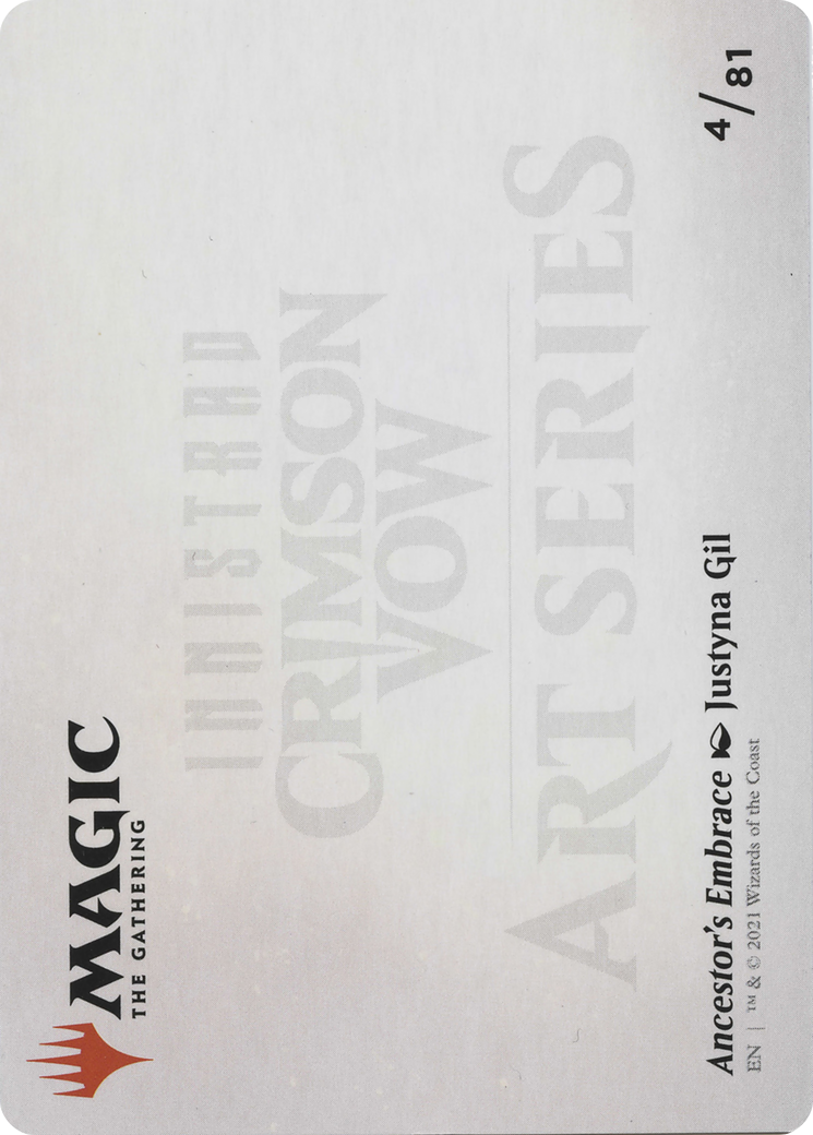 Ancestor's Embrace // Ancestor's Embrace (AVOW-004) - Crimson Vow Art Series (Borderless) Foil