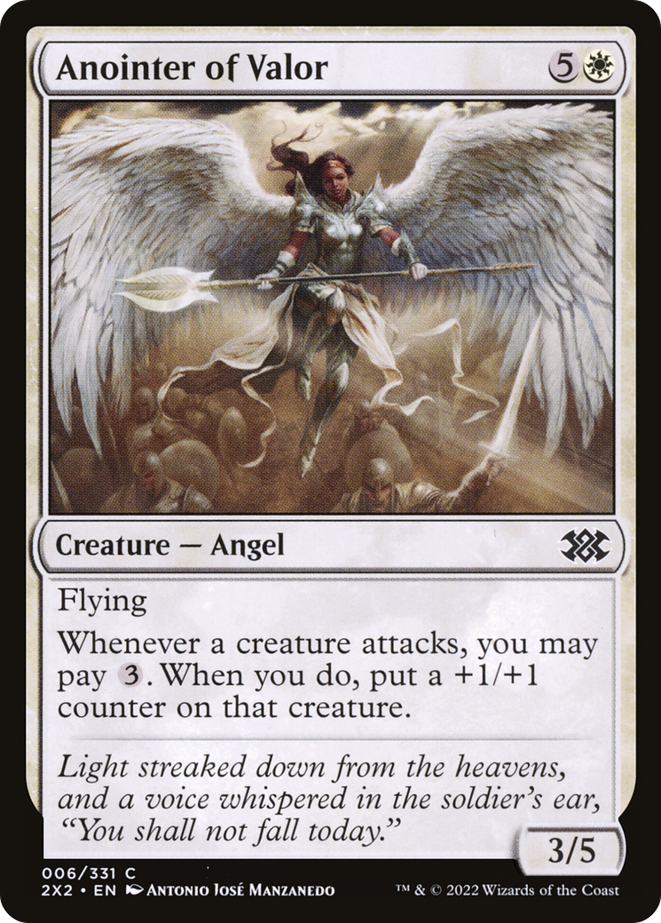 Anointer of Valor⁣ - Double Masters 2022⁣ (Common)⁣ [6]