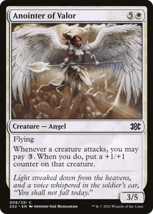 Anointer of Valor⁣ - Double Masters 2022⁣ (Common)⁣ [6]