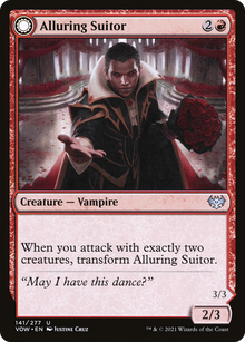 Alluring Suitor (VOW-141) - Innistrad: Crimson Vow: (Double Faced Transform)