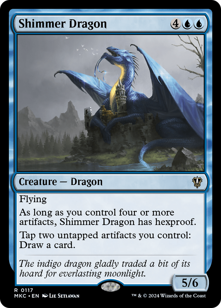 Shimmer Dragon⁣ - Commander: Murders at Karlov Manor⁣ (Rare)⁣ [117]