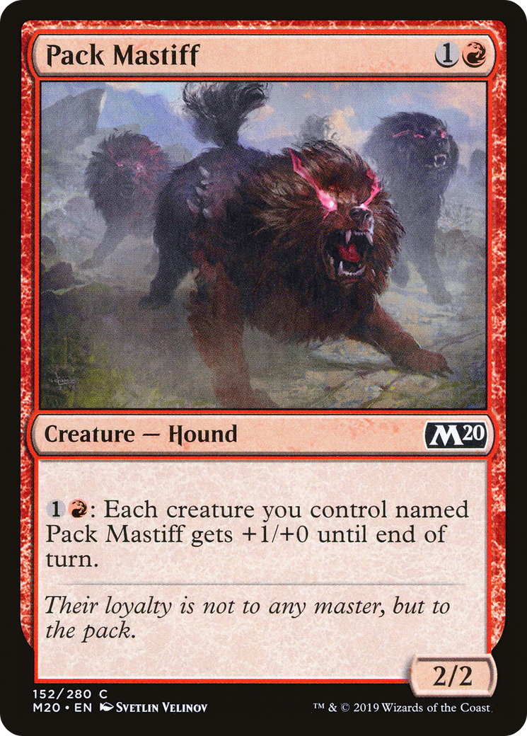 Pack Mastiff⁣ - Core 2020⁣ (Common)⁣ [152]