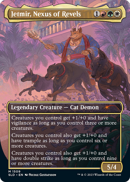 Jetmir, Nexus of Revels (Display Commander) - Thick Stock (SLD-1555) - Secret Lair Drop (Borderless)