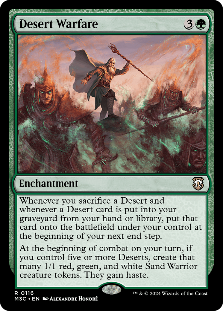 Desert Warfare⁣ - Commander: Modern Horizons 3⁣ (Rare)⁣ [116]