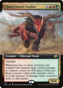 Quartzwood Crasher (Extended Art) (IKO-341) - Ikoria: Lair of Behemoths: (Extended Art)