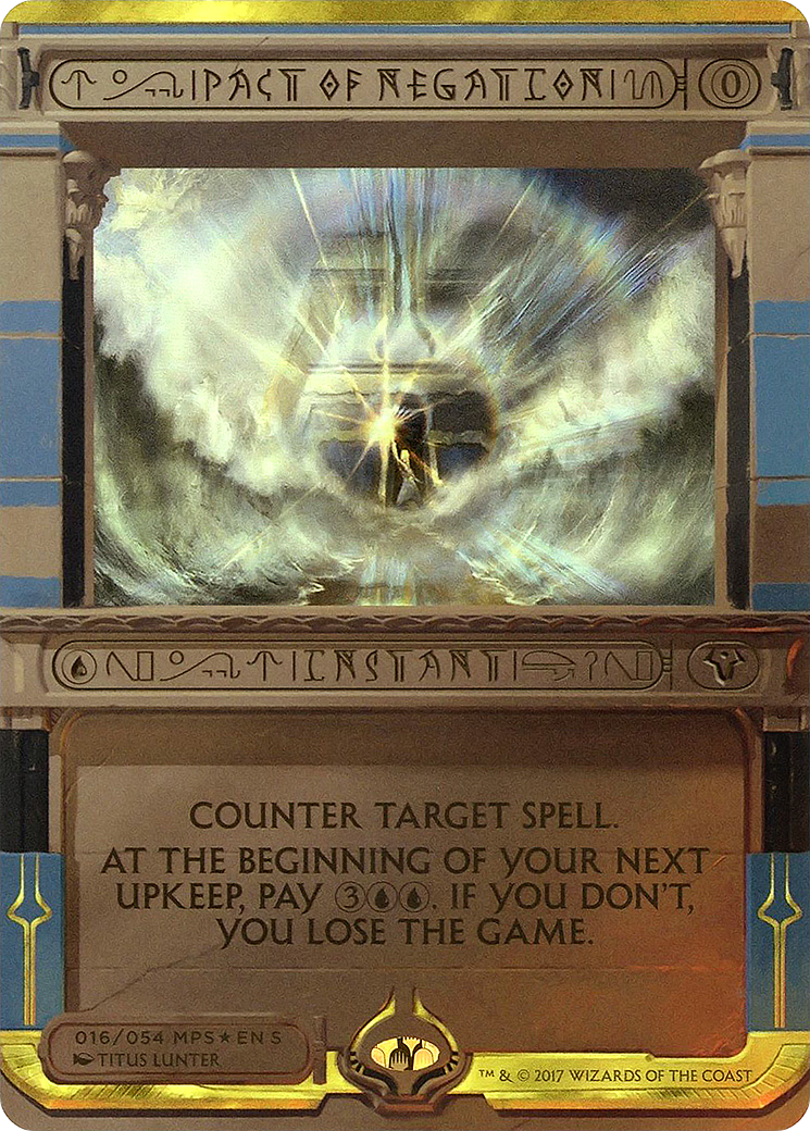 Pact of Negation (MPS2-016) - Amonkhet Invocations (Borderless) Foil