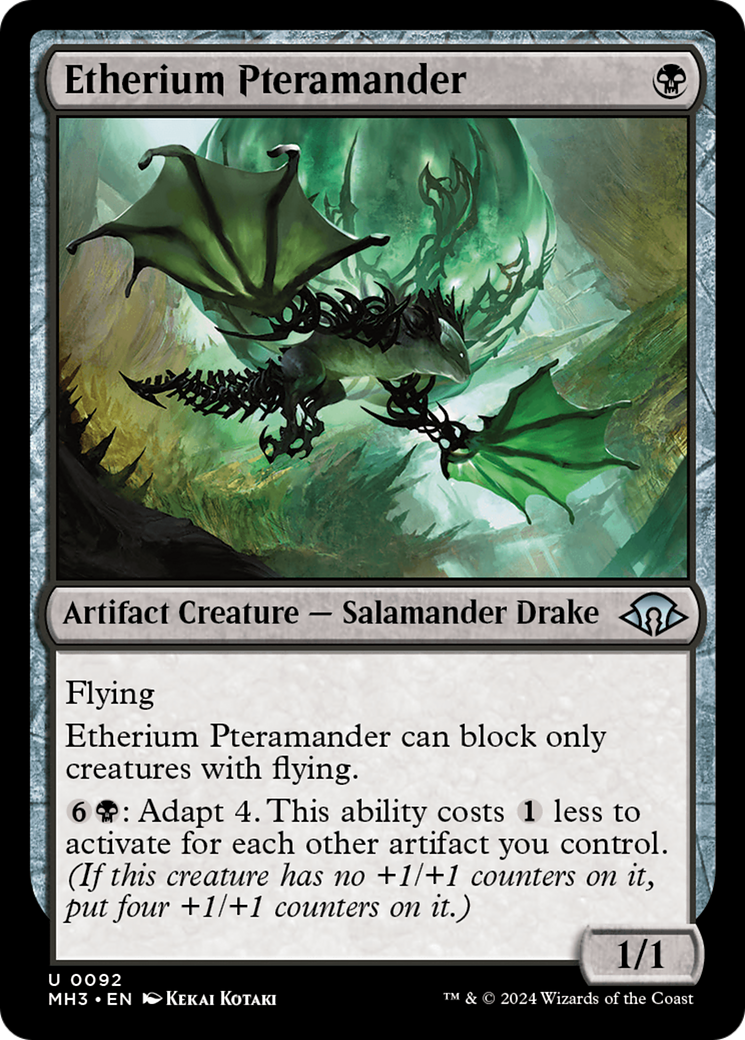 Etherium Pteramander⁣ - Modern Horizons 3⁣ (Uncommon)⁣ [92]