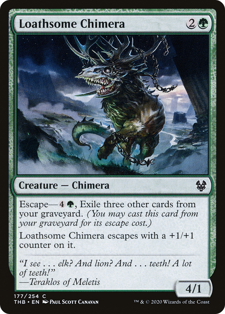 Loathsome Chimera⁣ - Theros Beyond Death⁣ (Common)⁣ [177]