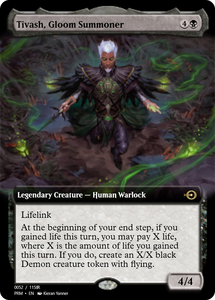 Tivash, Gloom Summoner (PRM-90076) - Magic Online Promos