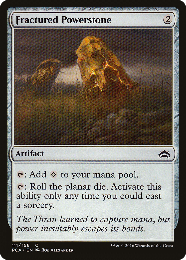 Fractured Powerstone (PCA-111) - Planechase Anthology