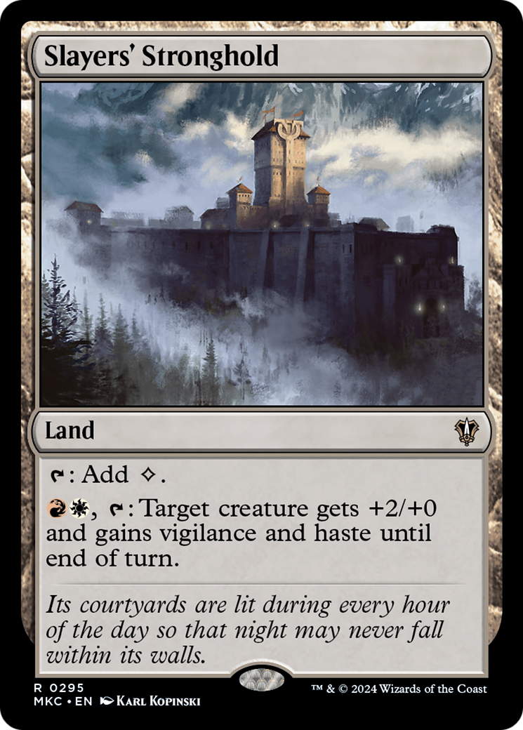 Slayers' Stronghold⁣ - Commander: Murders at Karlov Manor⁣ (Rare)⁣ [295]