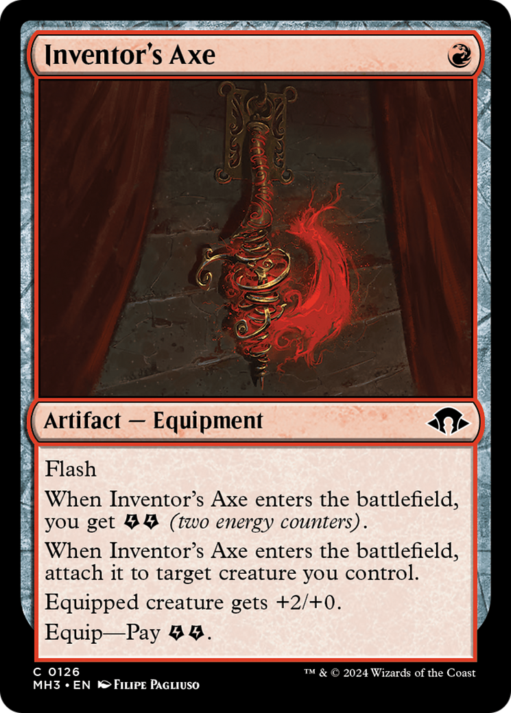 Inventor's Axe⁣ - Modern Horizons 3⁣ (Common)⁣ [126]