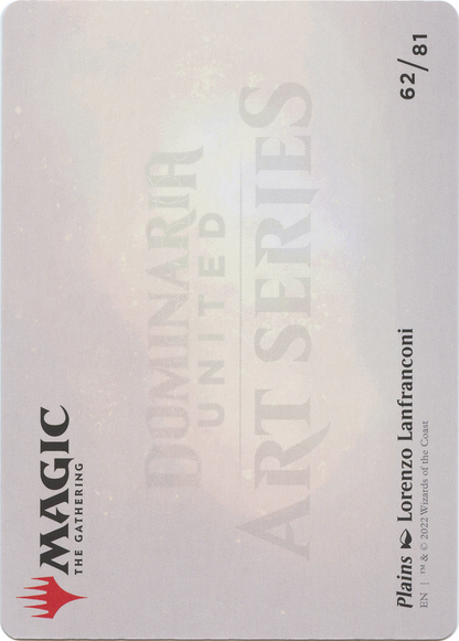 Plains // Plains (ADMU-062) - Dominaria United Art Series (Borderless) Foil