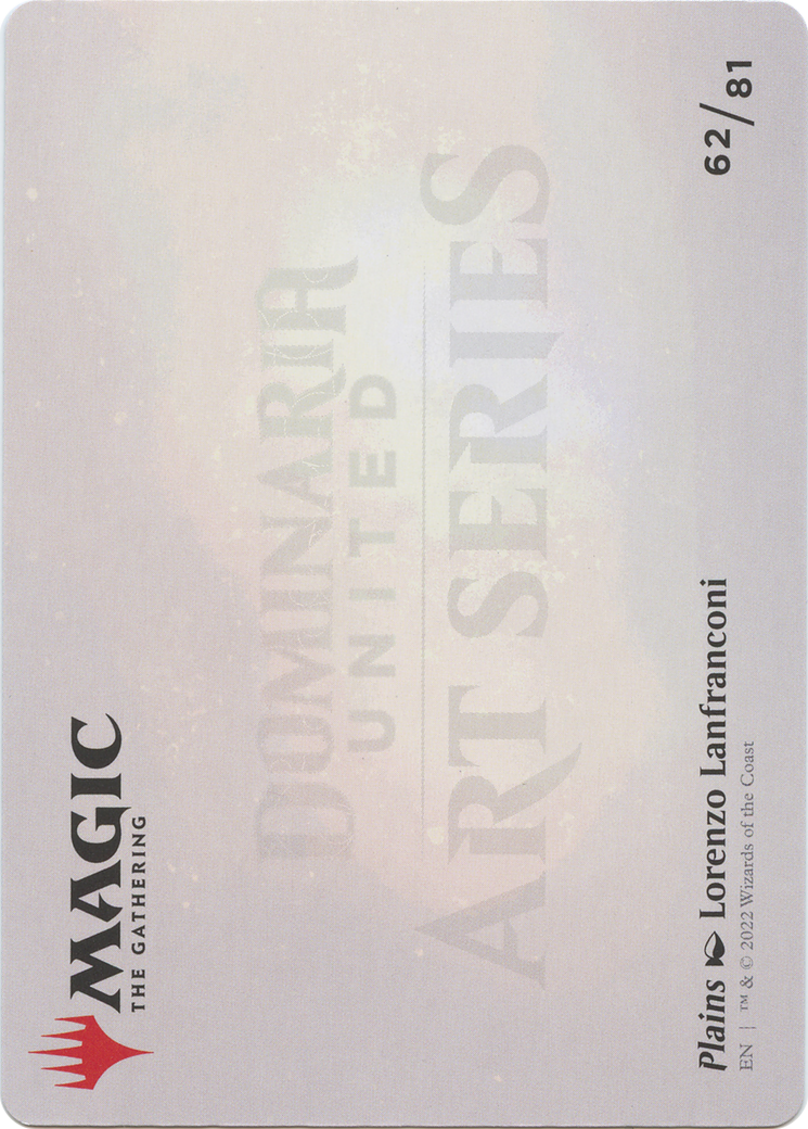 Plains // Plains (ADMU-062) - Dominaria United Art Series (Borderless)