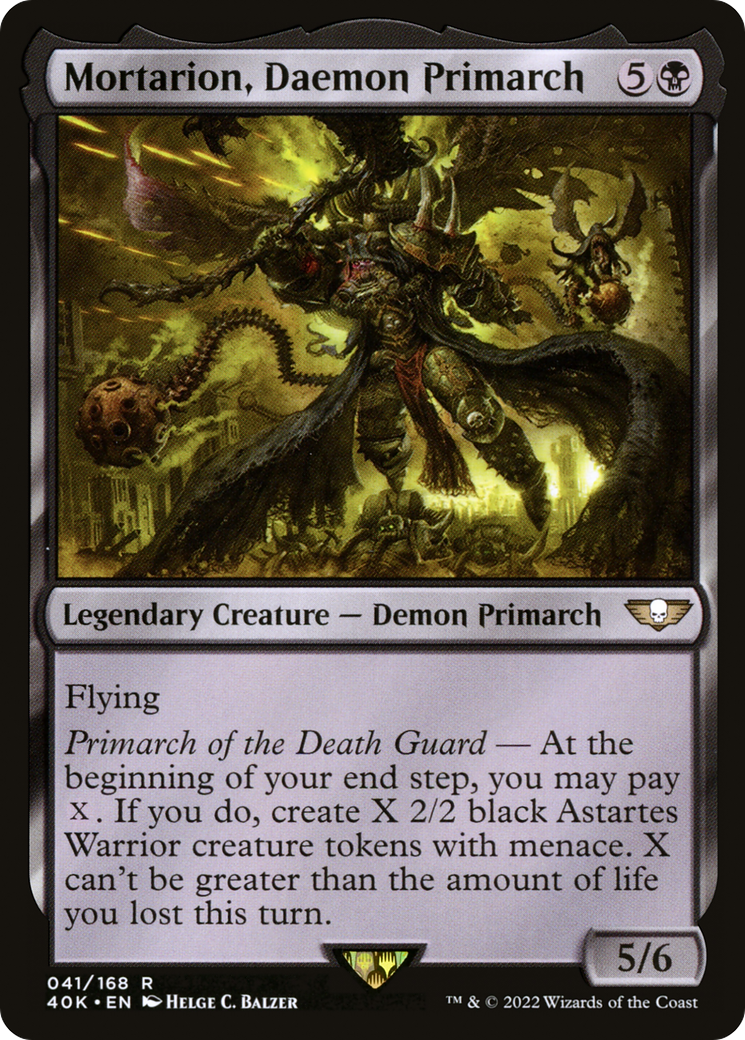 Mortarion, Daemon Primarch⁣ - Universes Beyond: Warhammer 40,000⁣ (Rare)⁣ [41]