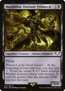 Mortarion, Daemon Primarch⁣ - Universes Beyond: Warhammer 40,000⁣ (Rare)⁣ [41]
