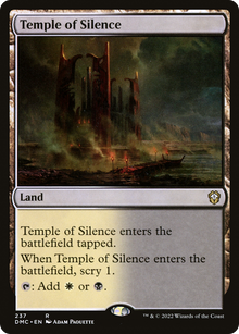 Temple of Silence⁣ - Commander: Dominaria United⁣ (Rare)⁣ [237]