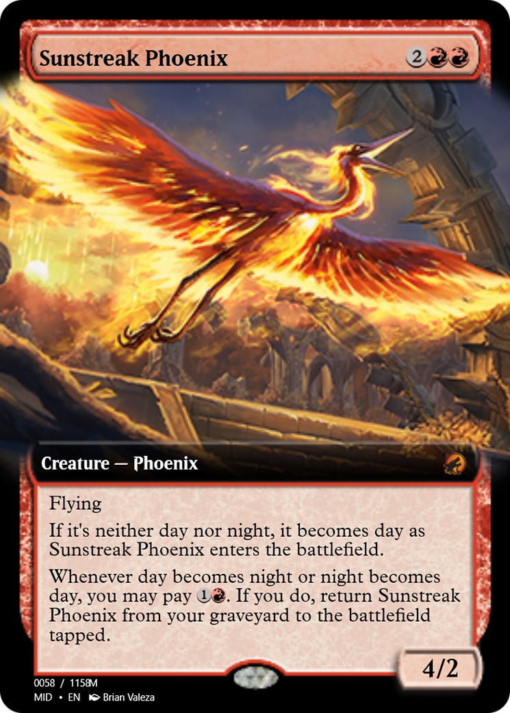 Sunstreak Phoenix (PRM-93996) - Magic Online Promos Foil